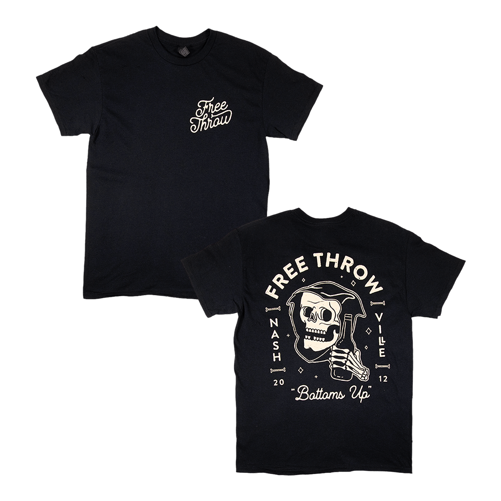 Bottoms Up Tee - Black