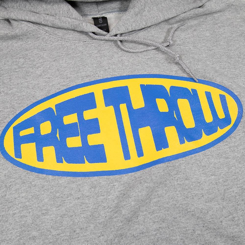 Oval Logo Hoodie - Grey