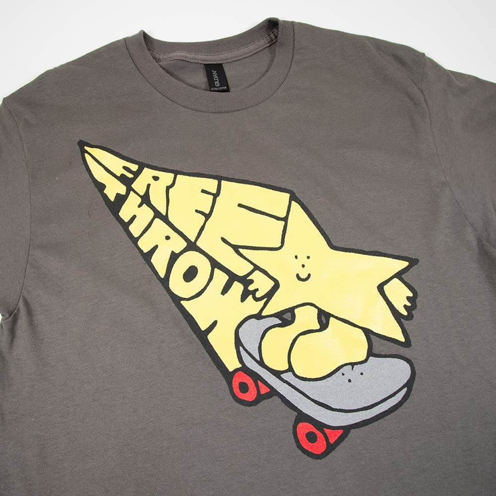 Skating Star Tee - Grey