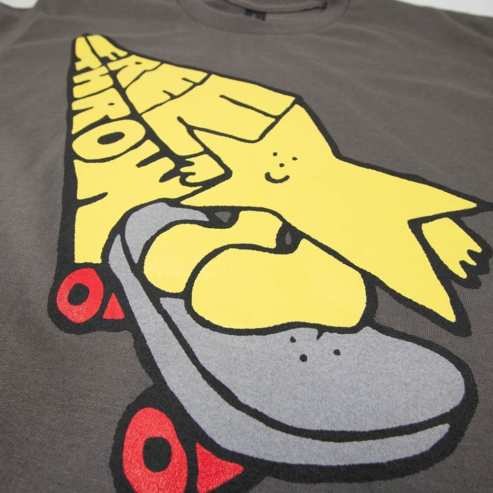 Skating Star Tee - Grey